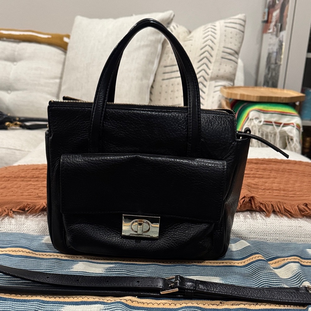 Kate Spade Black Leather Satchel